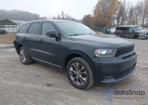2019 Dodge Durango Gt Plus Awd z USA, uszkodzony, nr VIN 1C4RDJDG2KC651964